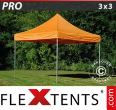 Tente evenementielle FleXtents PRO 3x3m Orange