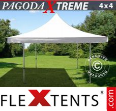Tente evenementielle FleXtents Pagoda Xtreme 4x4m / (5x5m) Blanc
