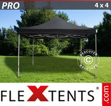 Tente evenementielle FleXtents PRO 4x4m Noir