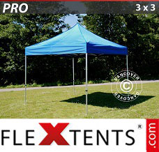 Tente evenementielle FleXtents PRO 3x3m Bleu