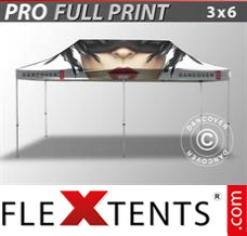 Tente evenementielle FleXtents PRO avec impression numérique, 3x6m