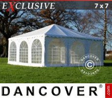 Tente evenementielle Exclusive 7x7m PVC, Blanc