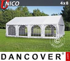 Tente evenementielle UNICO 4x8m, Blanc