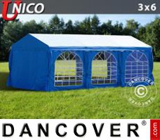 Tente evenementielle UNICO 3x6m, Bleu