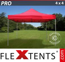 Tente evenementielle FleXtents PRO 4x4m Rouge