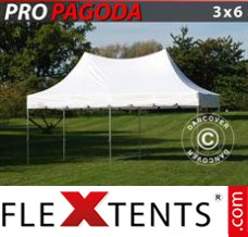 Tente evenementielle FleXtents PRO Peak Pagoda 3x6m Blanc