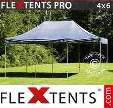 Tente evenementielle FleXtents PRO 4x6m Gris