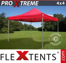 Tente evenementielle FleXtents Xtreme 4x4m Rouge
