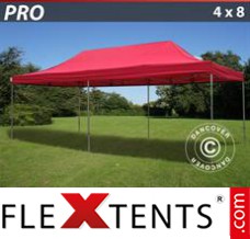 Tente evenementielle FleXtents PRO 4x8m Rouge