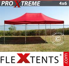 Tente evenementielle FleXtents Xtreme 4x6m Rouge