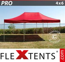 Tente evenementielle FleXtents PRO 4x6m Rouge