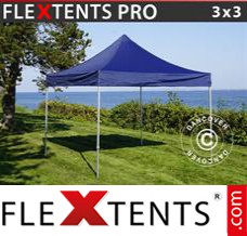 Tente evenementielle FleXtents PRO 3x3m Bleu foncé