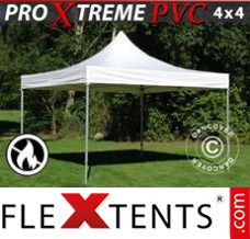Tente evenementielle FleXtents Xtreme Heavy Duty 4x4m, Blanc