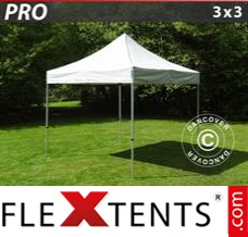 Tente evenementielle FleXtents PRO 3x3m Argenté