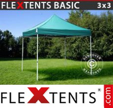 Tente evenementielle FleXtents Basic, 3x3m Vert