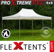 Tente evenementielle FleXtents Xtreme Heavy Duty 4x6m, Blanc