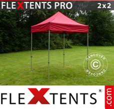 Tente evenementielle FleXtents PRO 2x2m Rouge
