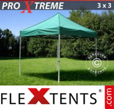 Tente evenementielle FleXtents Xtreme 3x3m Vert