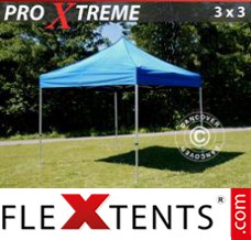 Tente evenementielle FleXtents Xtreme 3x3m Bleu