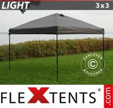 Tente evenementielle FleXtents Light 3x3m Grise