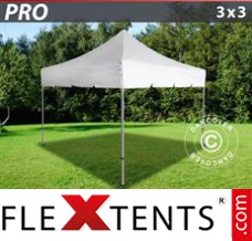 Tente evenementielle FleXtents PRO "Peaked" 3x3m Blanc