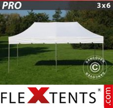 Tente evenementielle FleXtents PRO "Peaked" 3x6m Blanc