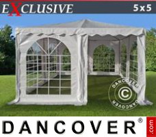 Tente evenementielle Exclusive 5x5m PVC, Blanc
