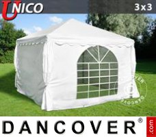 Tente evenementielle UNICO 3x3m, Blanc