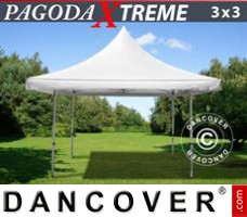 Tente evenementielle FleXtents Pagoda Xtreme 3x3m / (4x4m) Blanc